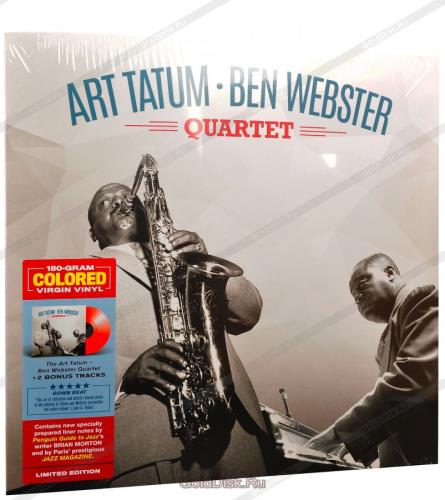 Диск VAUGHAN SARAH & CLIFFORD Art Tatum & Ben Webster Quartet LP Red Vinyl